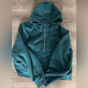 Lululemon oversized scuba 1/2 zip in Heathered desert teal xl/xxl